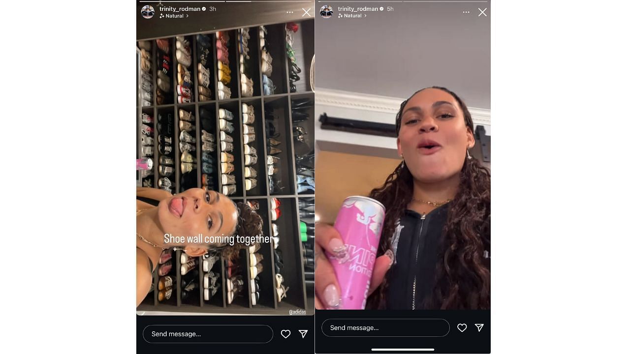 Rodman's Instagram story